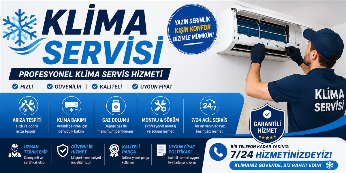 İzmir Klima Servisi: teknik servis, montaj ve gaz dolumu