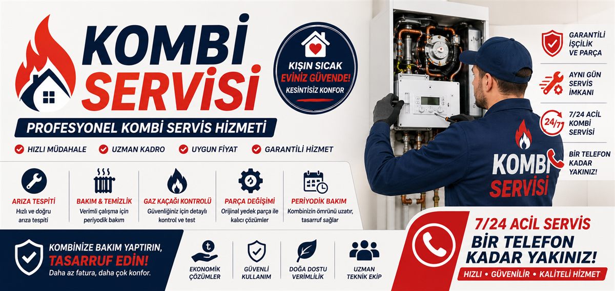 İzmir Kombi Servisi: yerinde teknik servis, bakım ve ateşleme